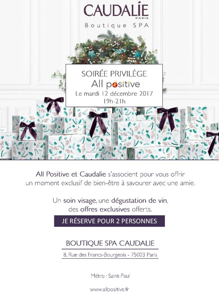 Invitation All positive-Caudalie 20171212